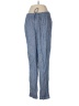 Old Navy Chevron-herringbone Blue Linen Pants Size M (tall) - photo 1
