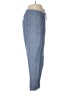 Old Navy Chevron-herringbone Blue Linen Pants Size M (tall) - photo 4