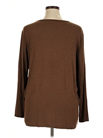 Elisabeth by Liz Claiborne Long Sleeve T-Shirt (view 2)