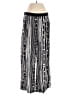 Elevenses 100% Polyester Stripes Silver Casual Pants Size S - photo 1