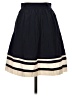 MNG Stripes Blue Casual Skirt Size 2 - photo 1