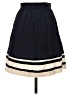MNG Stripes Blue Casual Skirt Size 2 - photo 2