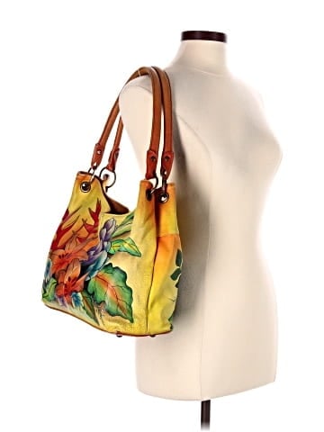 Anuschka Leather Shoulder Bag (view 2)