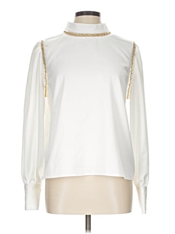 H By Halston Long Sleeve Blouse (view 1)