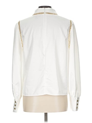 H By Halston Long Sleeve Blouse (view 2)