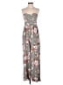 As U Wish 100% Viscose Gray Jumpsuit Size L - photo 1