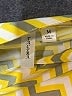 Tacera Chevron-herringbone Yellow Casual Dress Size M - photo 7