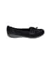 Clarks 100% Leather Black Flats Size 10 - photo 1