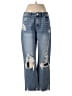 Flying Monkey 100% Cotton Hearts Blue Jeans Size 28 waist - photo 1