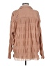 Missguided Tan Long Sleeve Blouse Size 6 - photo 2