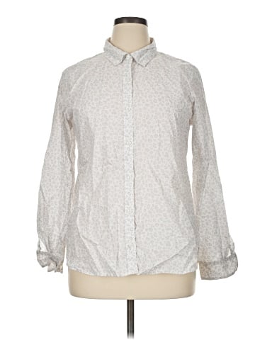 Garnet Hill Long Sleeve Button-Down Shirt (view 1)