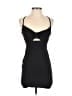 B. Darlin Solid Black Cocktail Dress Size 1 - 2 - photo 1
