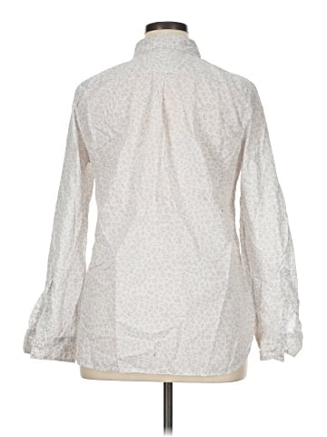 Garnet Hill Long Sleeve Button-Down Shirt (view 2)