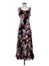 Jones Studio 100% Polyester Floral Black Casual Dress Size 2 - photo 1