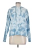 Bobi Tie-dye Blue Pullover Hoodie Size M - photo 1