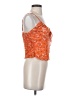 Sienna Sky Orange Sleeveless Blouse Size S - photo 4
