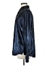Karen Millen 100% Polyester Metallic Blue Long Sleeve Blouse Size 6 - photo 5