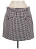Madewell Checkered-gingham Red Gray Casual Skirt Size 6 - photo 2