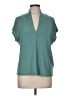 H&M Teal Short Sleeve Blouse Size M - photo 1