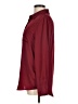 Dalia Collection 100% Polyester Burgundy Long Sleeve Blouse Size M - photo 5