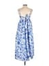 THML 100% Polyester Blue Casual Dress Size XS - photo 2