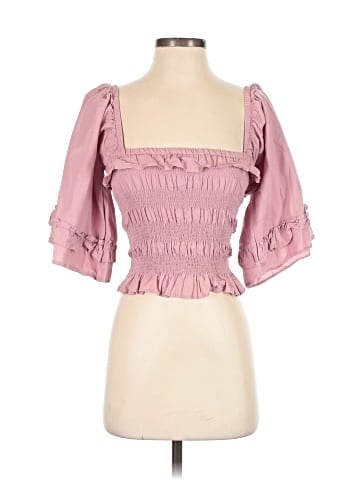 Free People 3/4 Sleeve Blouse (view 1)