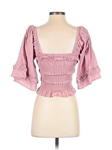 Free People 3/4 Sleeve Blouse (view 2)
