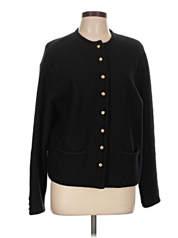Karen Scott Wool Cardigan (view 1)