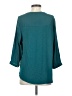 Unbranded 100% Polyester Teal 3/4 Sleeve Blouse Size S - photo 2