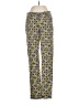 J. McLaughlin Print Gold Casual Pants Size 0 - photo 1