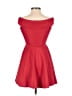 Boohoo Solid Red Cocktail Dress Size 2 - photo 2