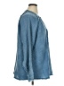 DR2 100% Cotton Blue 3/4 Sleeve Blouse Size XL - photo 4