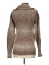 Mimi Maternity Tweed Brown Turtleneck Sweater Size Sm Maternity - photo 2