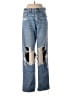 American Eagle Outfitters Color Block Blue Jeans Size 6 - photo 1
