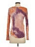 Aero Tie-dye Orange Long Sleeve Top Size S - photo 2