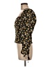 Topshop Black Long Sleeve Blouse Size 6 - photo 5