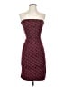 Reference 100% Polyester Hearts Burgundy Cocktail Dress Size S - photo 1
