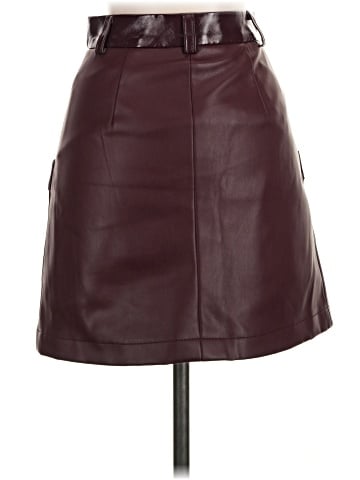 STAUD Faux Leather Skirt (view 2)