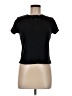 Kate Hill Black Short Sleeve Top Size M (petite) - photo 1