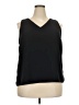 Nine West 100% Polyester Black Sleeveless Blouse Size XXL - photo 1
