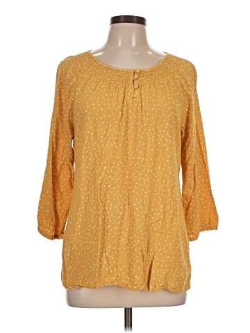 Christopher & Banks 3/4 Sleeve Blouse (view 1)