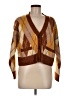 Design History Argyle Brown Cardigan Size M - photo 1