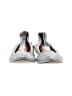 Lanvin 100% Leather Metallic Silver Flats Size 11 - photo 2