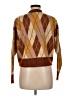 Design History Argyle Brown Cardigan Size M - photo 2