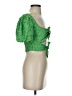 Bec & Bridge Green Short Sleeve Blouse Size 2 - photo 4