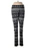 Faded Glory Print Gray Leggings Size M - photo 1