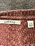Orvis 100% Polyester Chevron-herringbone Burgundy Pullover Sweater Size L - photo 7