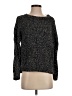 Jennifer Lopez Tweed Black Pullover Sweater Size S - photo 1