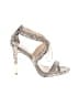 Pour La Victoire Animal Print Ivory Sandals Size 9 - photo 1