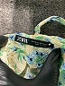 Zara Floral Blue Cocktail Dress Size XS - photo 7